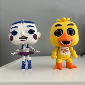 Ballora and chica funko pop